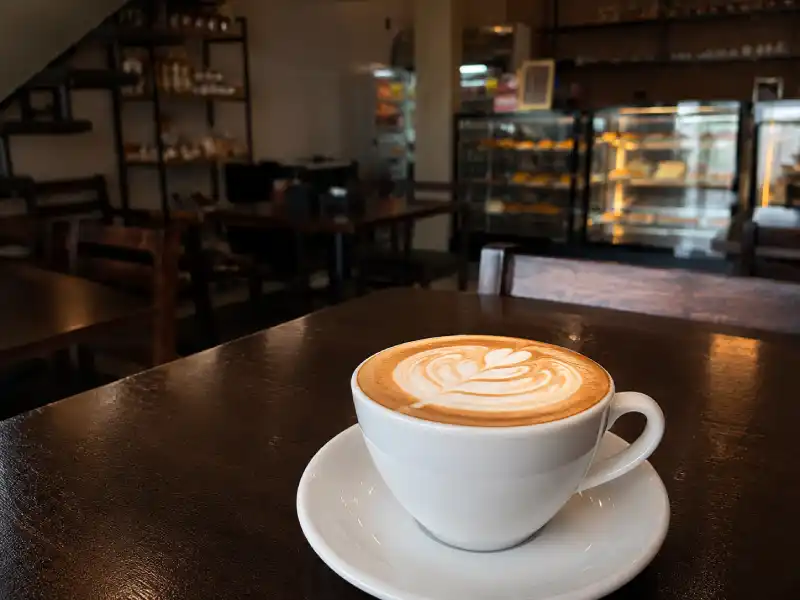 Cappuccino servido na Bella Café